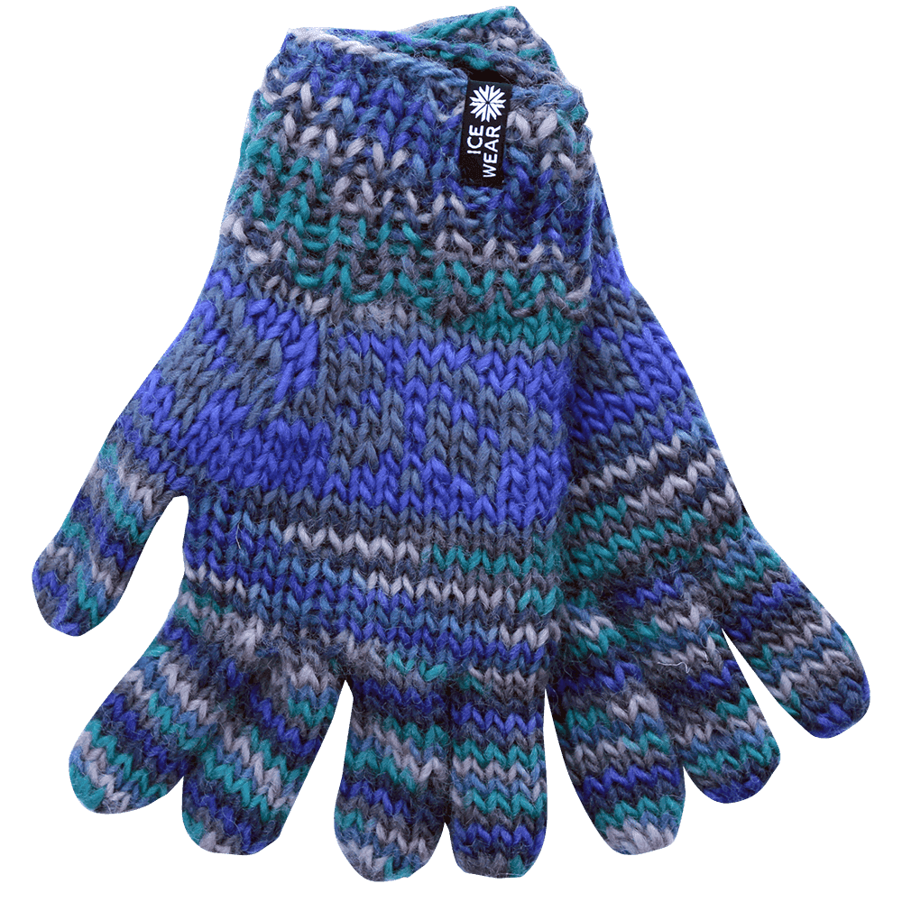 Daley hand knitted wool gloves